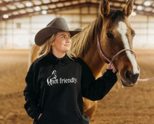 Load image into Gallery viewer, Funny Horse Lover - Sweatshirt for Equestrians = Not Friendly
