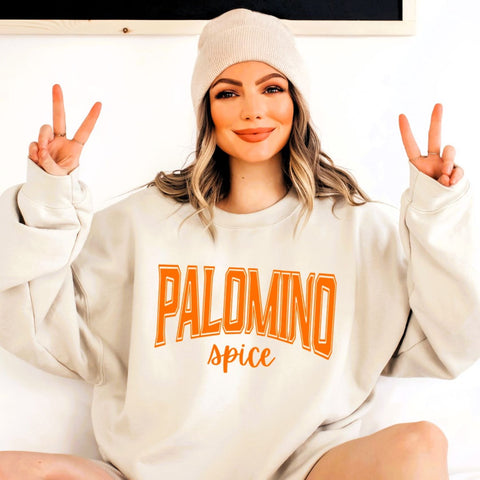 Sweatshirt for Horse Lovers - Fall Vibes - Palomino Spice