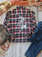 Load image into Gallery viewer, Horse Flannel - Running Horse Shirt
