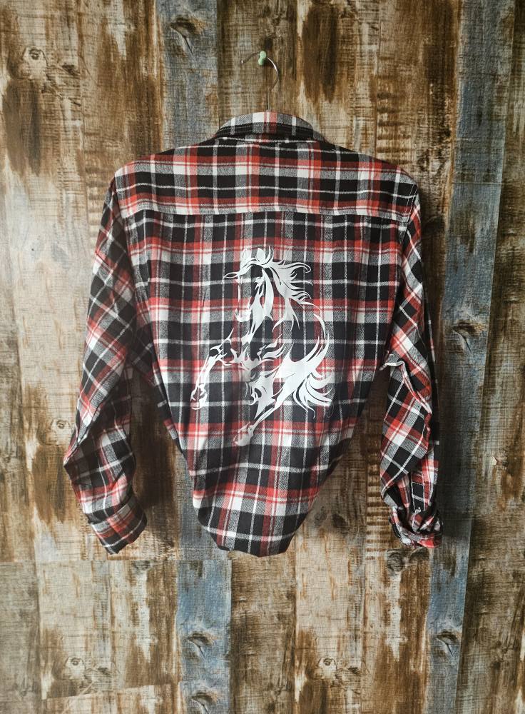 Horse Flannel - Running Horse Shirt