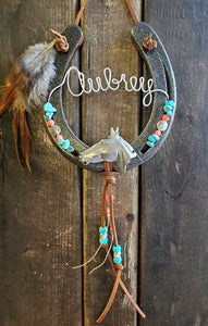 Horse Gifts for Horse Lovers- Silver Horse Collection with Coral Accents