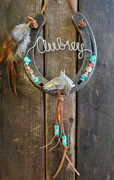 Horse Gifts for Horse Lovers- Silver Horse Collection with Coral Accents