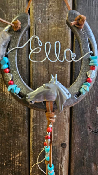 Horse Gifts for Horse Lovers- Silver Horse Collection with Red Accents