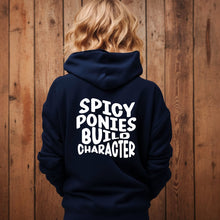 Load image into Gallery viewer, Horse Kids Hoodie - Spicy Ponies Build Character
