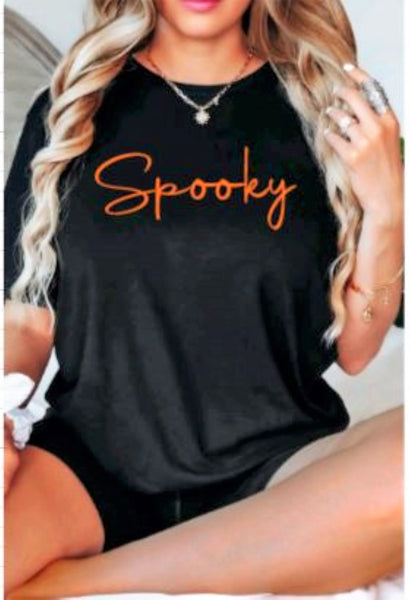 Spooky Halloween Graphic T-shirt