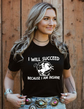 Load image into Gallery viewer, Funny Horse Lover T-shirt - I Will Succeed
