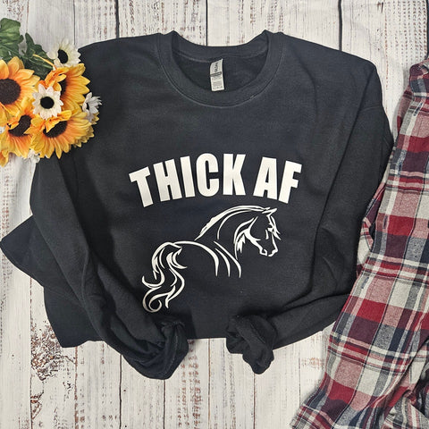 Draft Horse Thick AF Crewneck Sweatshirt