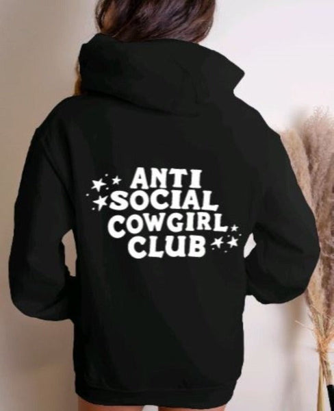 Anti Social Cowgirl Hoodie