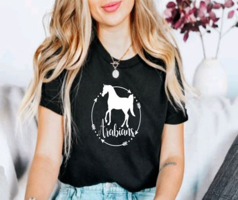 Arabian Horse Graphic T-shirt