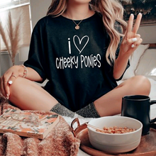Load image into Gallery viewer, I Love Cheeky Ponies Graphic T-shirt
