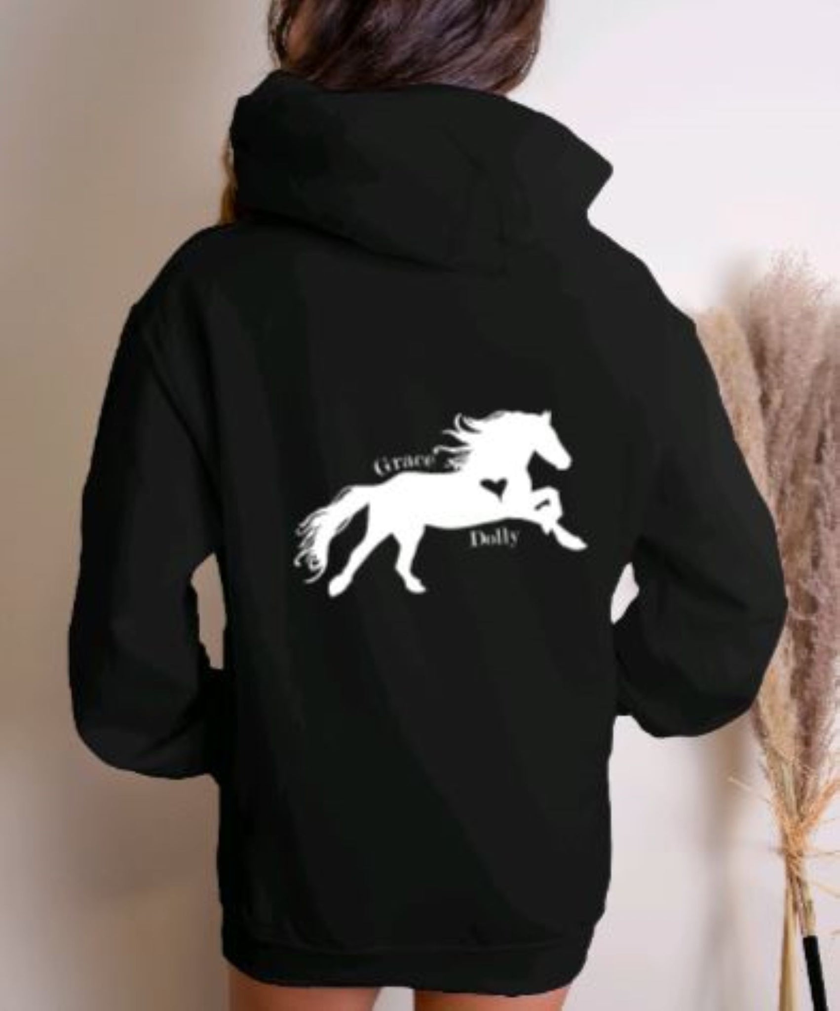 Custom Running Horse Hoodie