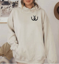 Load image into Gallery viewer, Horse Running Hoodie with Boho Vibes
