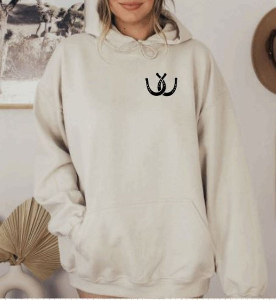 Horse Running Hoodie with Boho Vibes