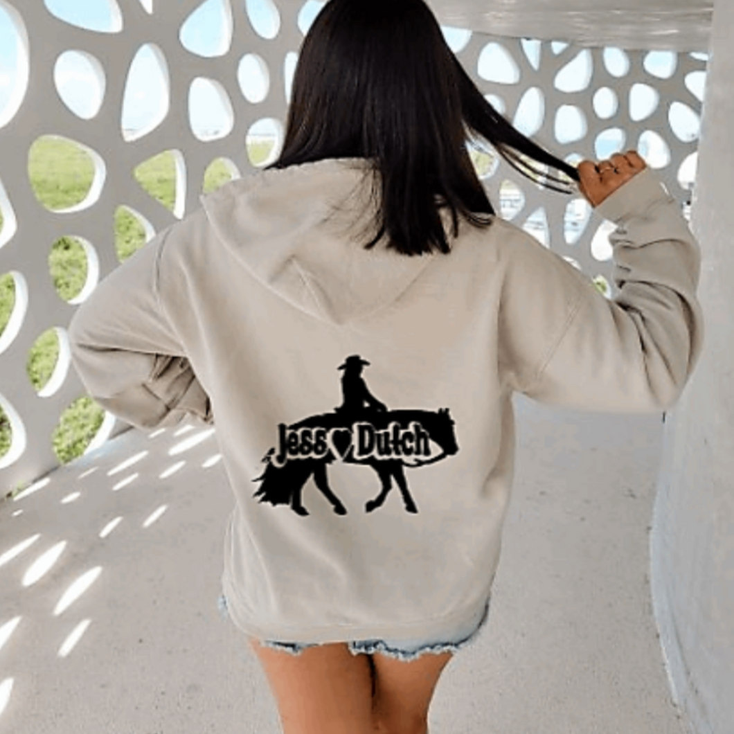 Personalized Horse Lover Gift - Western Pleasure Hoodie