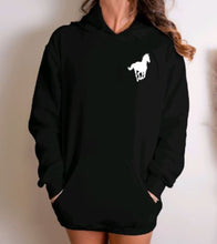 Load image into Gallery viewer, Personalized Horse Lover Gift - Horse Name Hoodie
