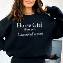 Load image into Gallery viewer, Funny Horse Lover Sweatshirt - Horse Girl Definition
