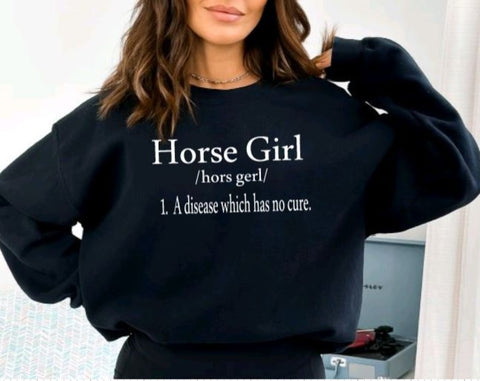 Horse Girl Definition Sweatshirt