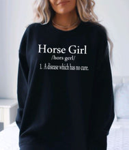 Load image into Gallery viewer, Funny Horse Lover Sweatshirt - Horse Girl Definition
