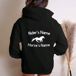 Running Horse Hoodie - Custom Horse Lover Gift