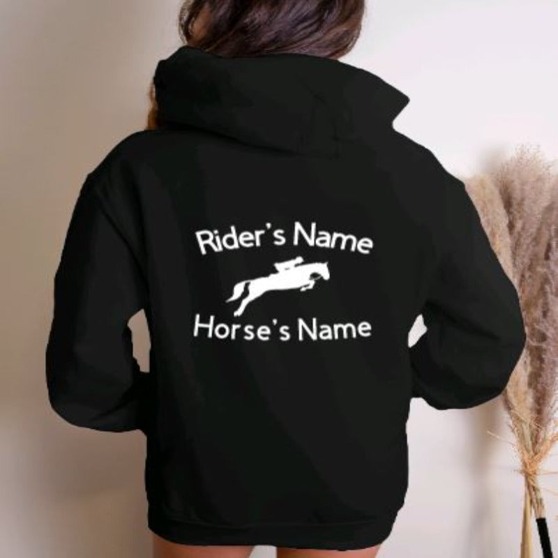 Hunter Jumper Horse Lover Name Hoodie