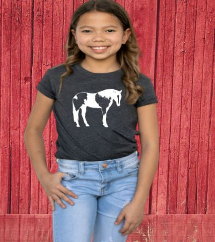 Paint Horse Kids Graphic T-shirt