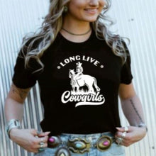 Load image into Gallery viewer, Long Live Cowgirls Graphic T-shirt
