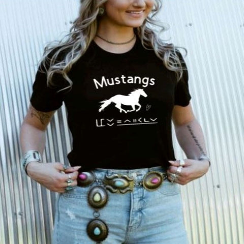 Mustang Horse Brand Graphic Tee
