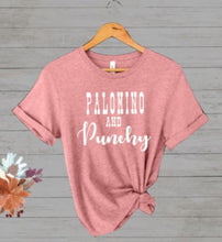 Load image into Gallery viewer, Horse Lover T-shirt - Palomino &amp; Punchy
