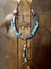Load image into Gallery viewer, Horse Lover Gift -Personalized Horse Gift - Amber Horseshoe Decor
