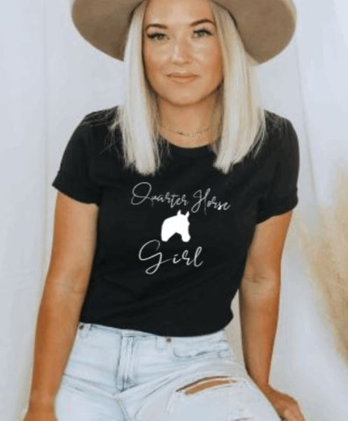 Quarter Horse Girl Graphic T-shirt