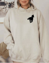 Load image into Gallery viewer, Personalized Horse Lover Gift - Horse Name Hoodie
